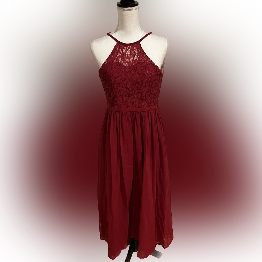Dress Small maxi Red Dress Prom Wedding Homecoming